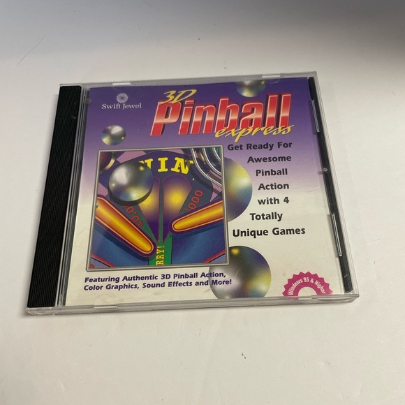 3D Pinball Express Brand: Swift Jewel CD-ROM Windows 95 or Higher ~ - Picture 1 of 3